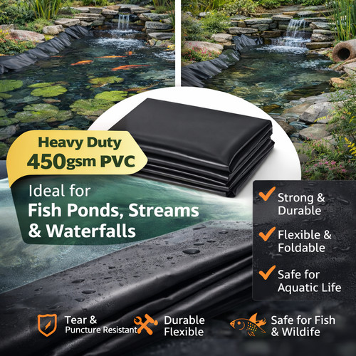 450gsm pvc pond liner - pond,