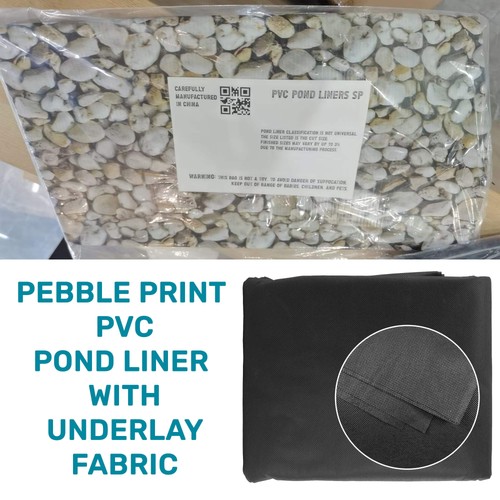 Pond liner small pebble - pond, print