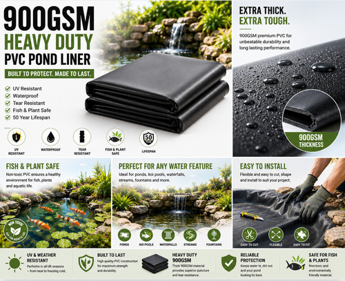 Pvc 900gsm thick - thick, pond