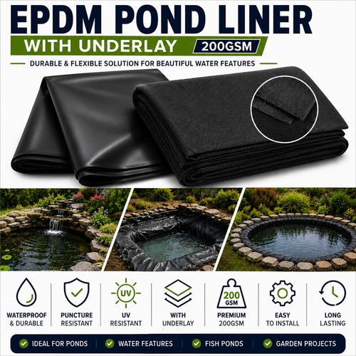 Garden pond liner - pond, with