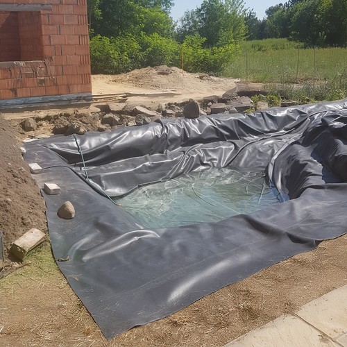 Flexible garden pond liner - garden,