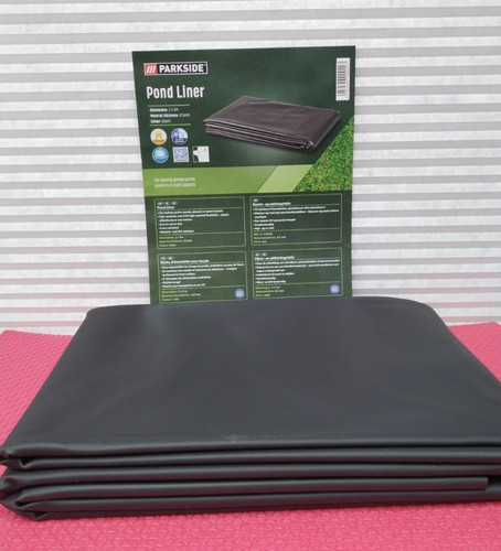 Garden pond liner sheet - sheet, black